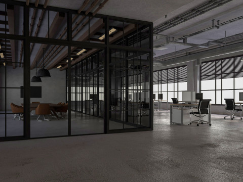 Loft Office 12 3D Model