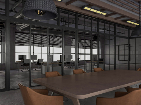 Loft Office 12 3D Model