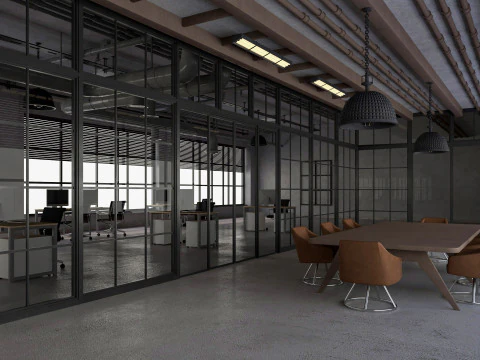 Loft Office 12 3D Model