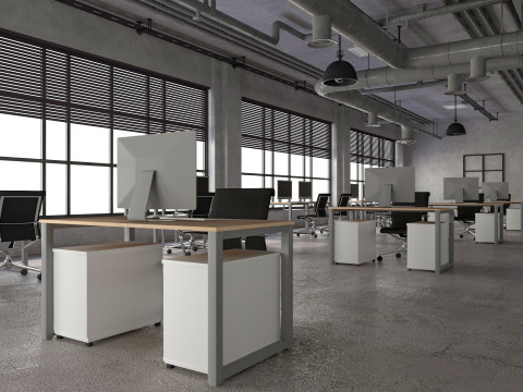 Loft Office 12 3D Model