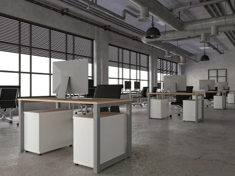 Loft Office 12 3D Model