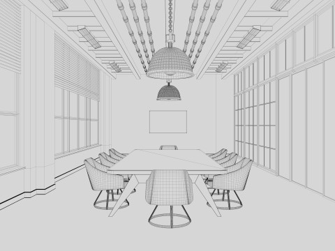 Loft Office 12 3D Model