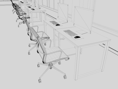 Loft Office 12 3D Model