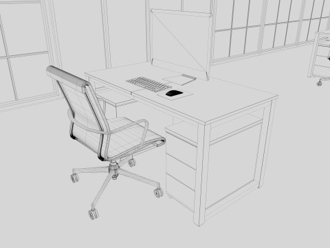 Loft Office 12 3D Model