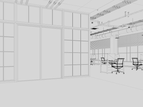 Loft Office 12 3D Model
