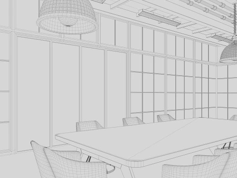 Loft Office 12 3D Model