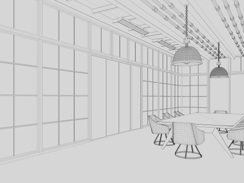 Loft Office 12 3D Model