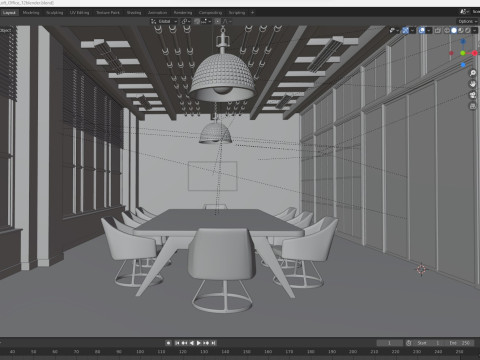 Loft Office 12 3D Model
