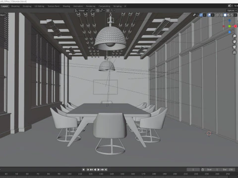 Loft Office 12 3D Model