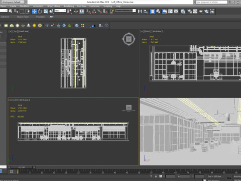 Loft Office 12 3D Model
