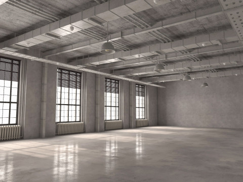 Loft Office 13 interior Modello 3D