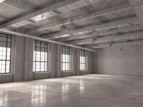 Loft Office 13 interior 3D Model