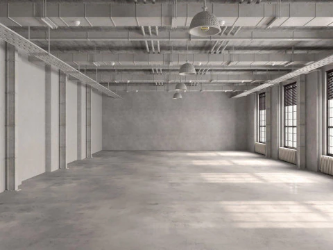 Loft Office 13 interior 3D Model