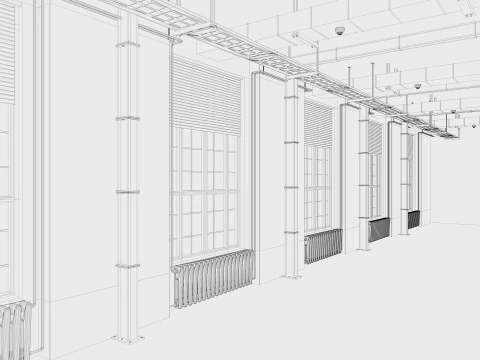 Loft Office 13 interior 3D Model