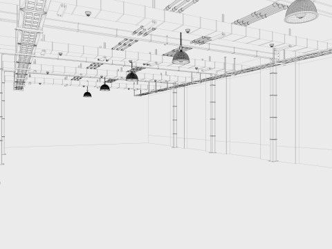 Loft Office 13 interior Modello 3D