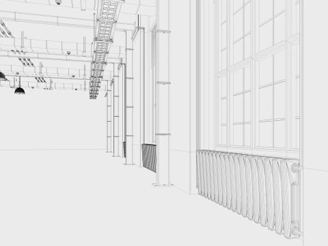 Loft Office 13 interior 3D Model