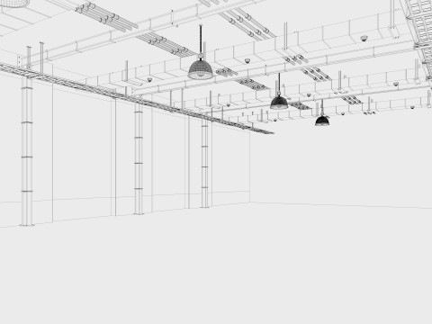 Loft Office 13 interior Modello 3D