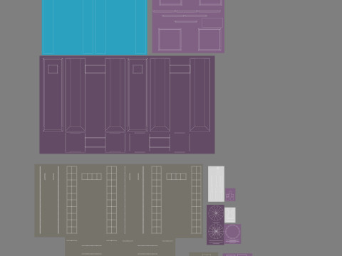 Cartoon skyscraper building 4 Low-poly 3D Model