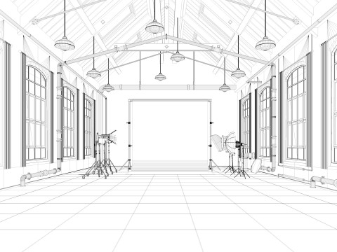 Loft Photo Studio Modèle 3D