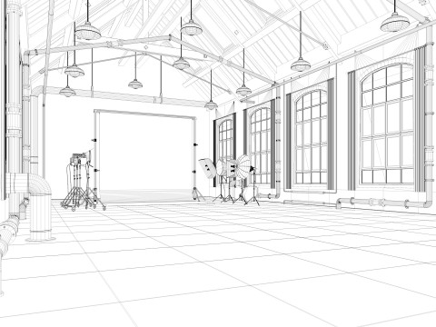 Loft Photo Studio Modèle 3D