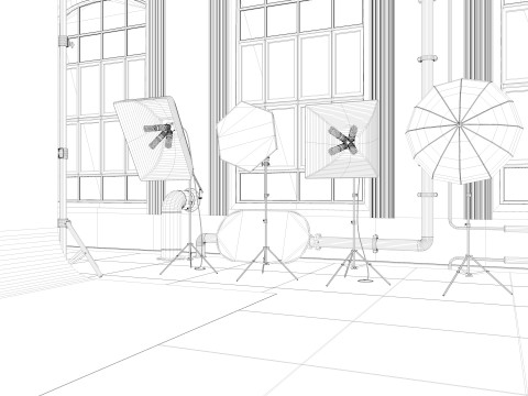 Loft Photo Studio Modèle 3D