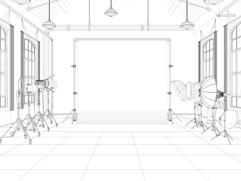 Loft Photo Studio Modèle 3D