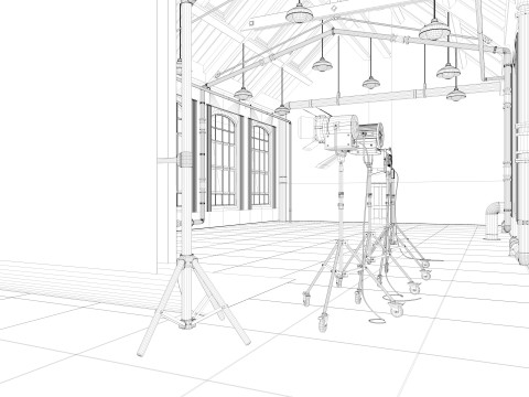 Loft Photo Studio Modèle 3D