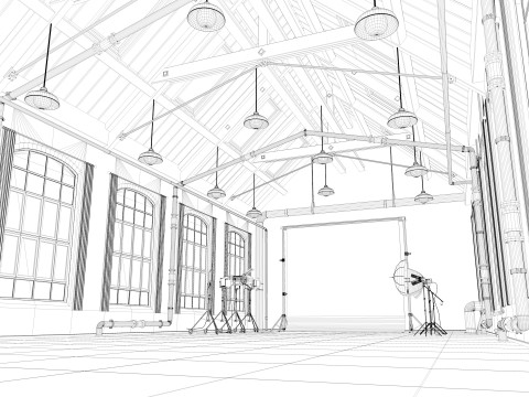 Loft Photo Studio Modèle 3D
