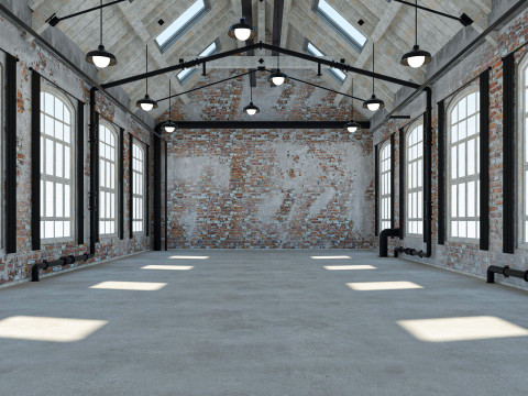 Loft Warehouse 2 3D Model