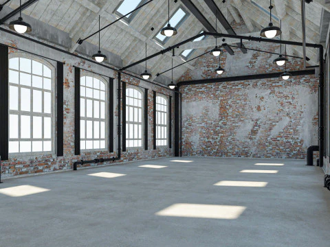Loft Warehouse 2 3D Model