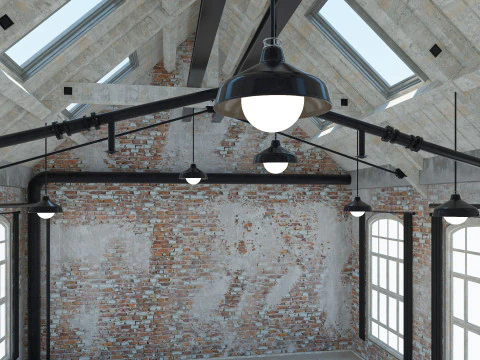 Loft Warehouse 2 3D Model