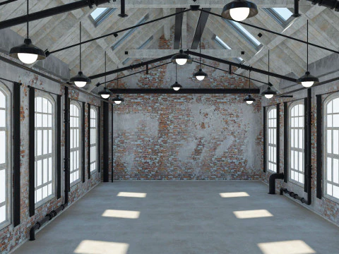 Loft Warehouse 2 3D Model