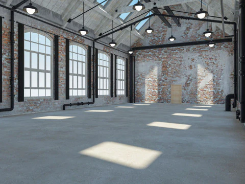 Loft Warehouse 2 3D Model