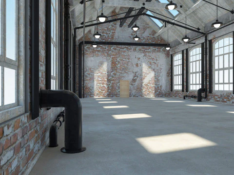 Loft Warehouse 2 3D Model