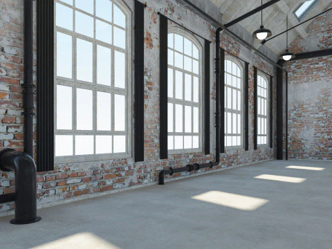 Loft Warehouse 2 3D Model