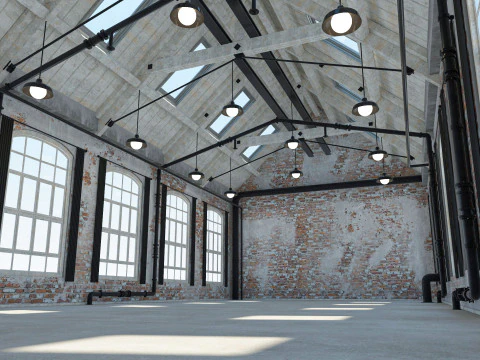 Loft Warehouse 2 3D Model