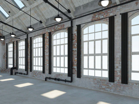 Loft Warehouse 2 3D Model