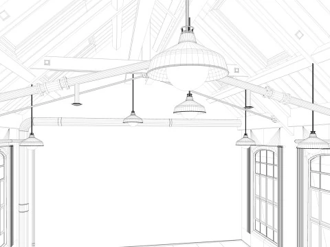 Loft Warehouse 2 3D Model
