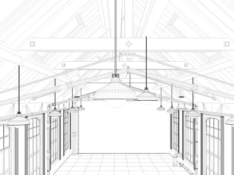 Loft Warehouse 2 3D Model