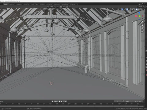 Loft Warehouse 2 3D Model