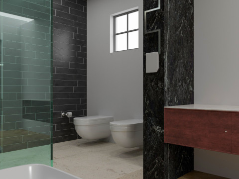 Modern Bathroom 3D Модель