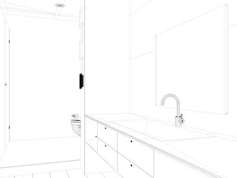 Modern Bathroom 3D Модель