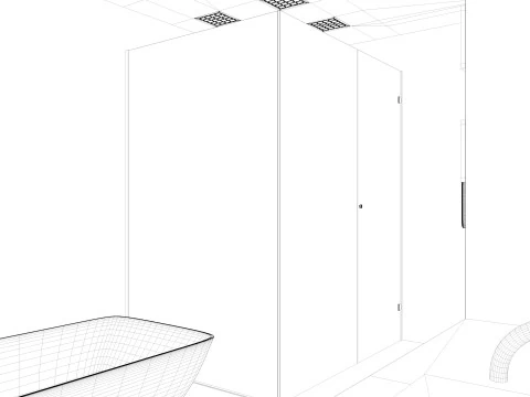 Modern Bathroom 3D Model