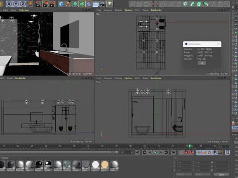 Modern Bathroom 3D Model
