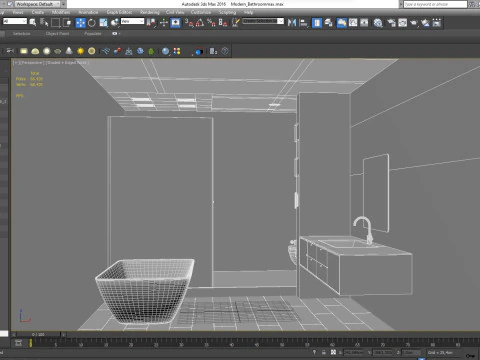 Modern Bathroom 3D Model