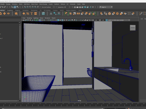 Modern Bathroom 3D Модель