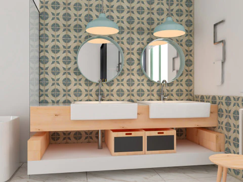 Modern Bathroom 2 3D Model