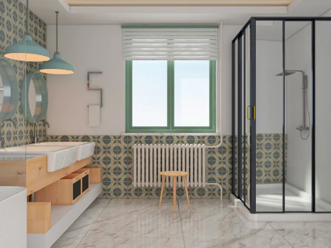 Modern Bathroom 2 3D Model