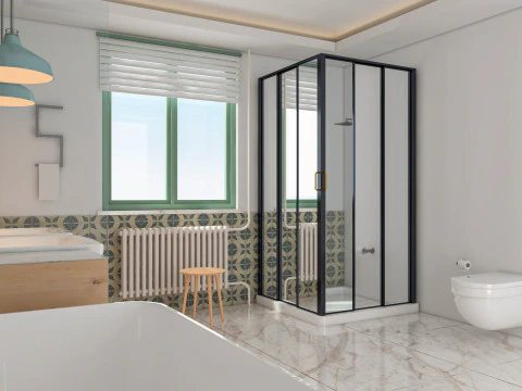 Modern Bathroom 2 3D Model