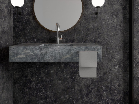 Modern Bathroom 3 interior Model 3D